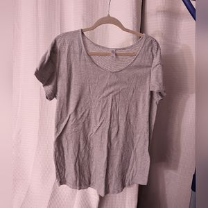 XXL Alternative black and white striped t-shirt